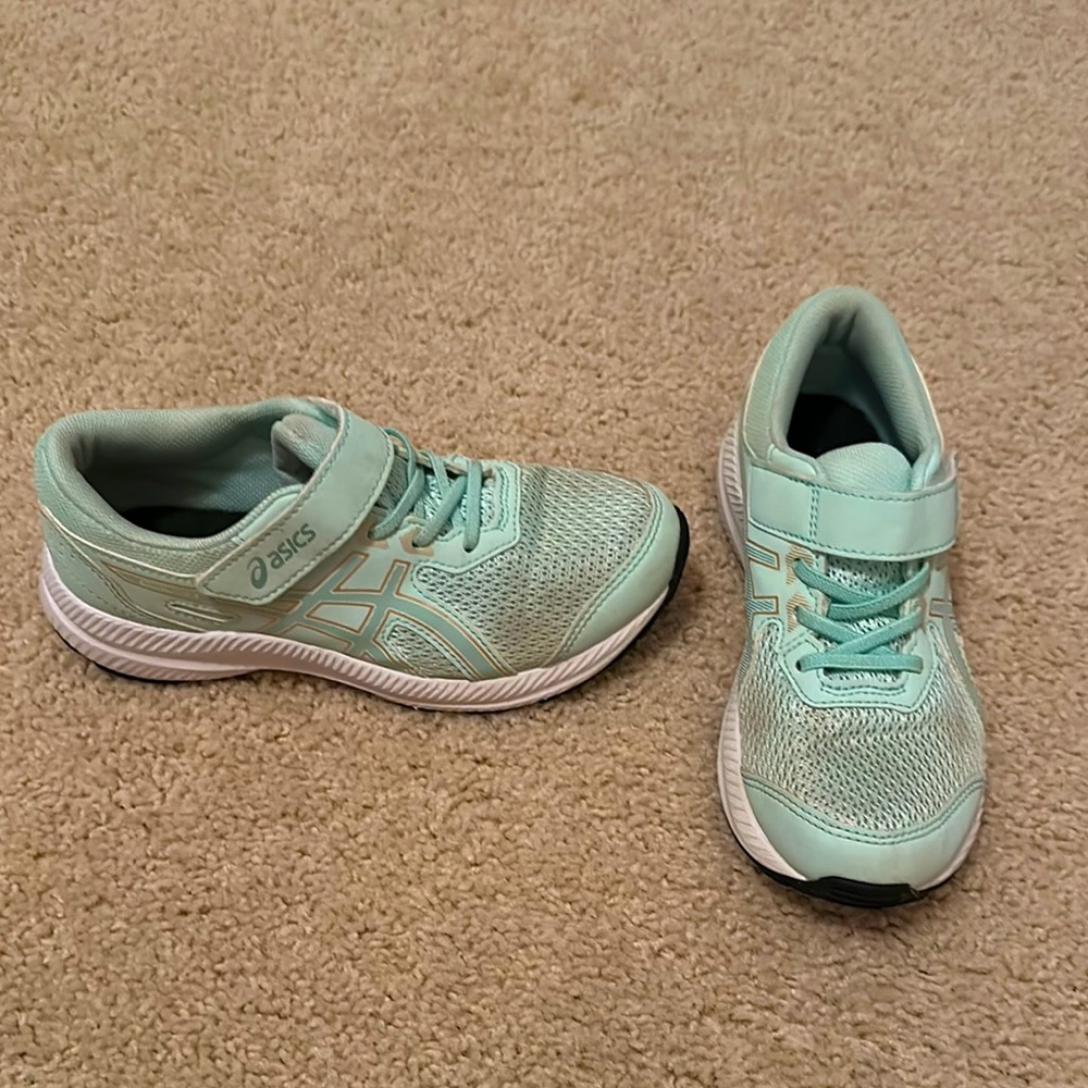 Asics Kids' Light Green Sneakers